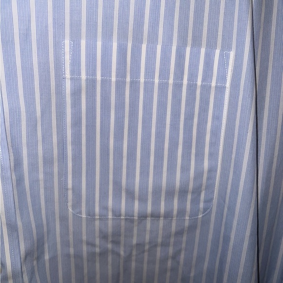 Joseph & Feiss Men's Non-Iron Fitted Striped Button Down - Picture 8 of 9